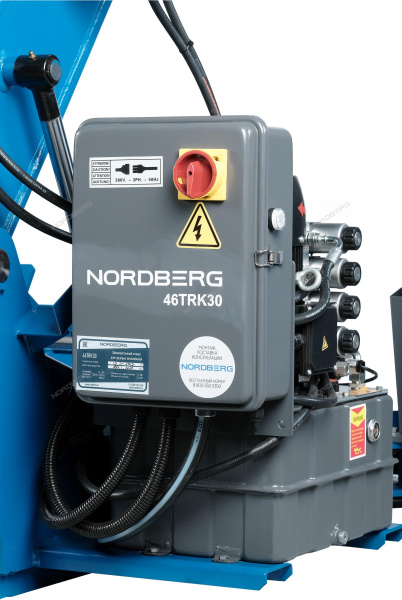 Станок шиномонтажный для грузовых автомобилей, двухскоростной, синий, 380 В 46trk30