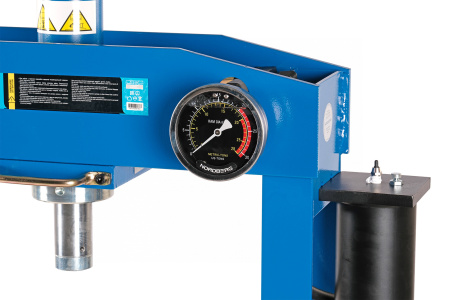 Пресс гидравлический, 20 т, ручной и пневмопривод n3620a