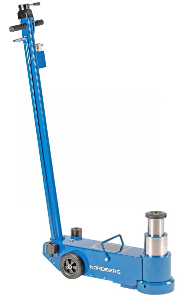 Домкрат пневмогидравлический подкатной двухштоковый, 40/80 т n33802