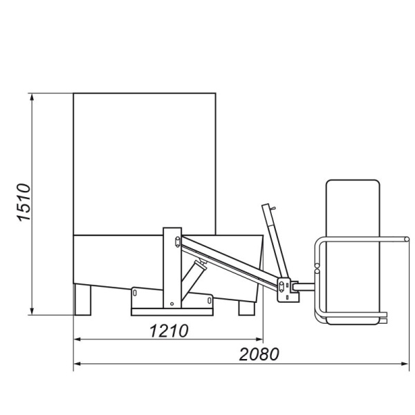 Машина для мойки колес KART, WULKAN 4x4HP 142987