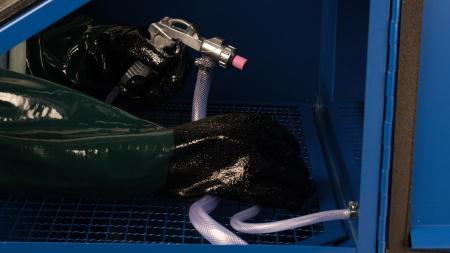 Камера пескоструйная настольная, боковая загрузка, 110 л ns1k