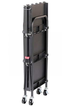 Тележка инструментальная, 3 пластиковые полки, складная t14