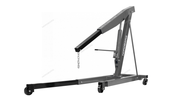 Кран гидравлический двухплунжерный, 3 т, усиленный, серый n3730g