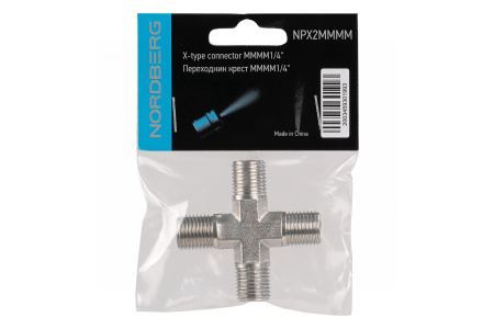 Переходник крест MMMМ1/4inch (Дюйм) npx2mmmm