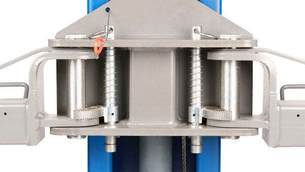 Подъемник двухстоечный, 4 т, со снятием стопоров с одной колонны, 380 В n4122a-4t_380