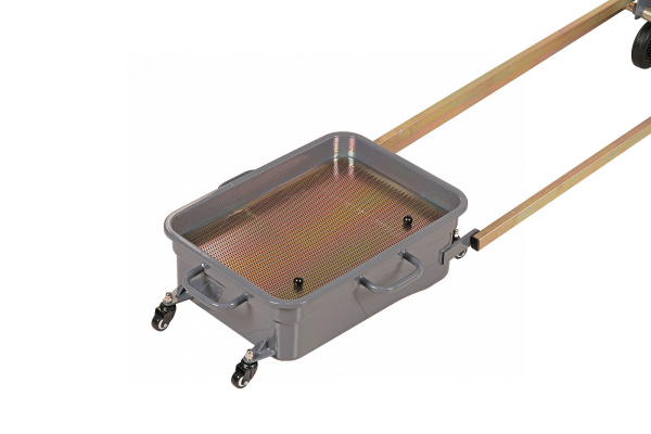 Установка для сбора масла пневматическая, 115 л, серая 2365pg