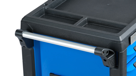 Тележка инструментальная, 6 выдвижных ящиков, с системой защиты от опрокидывания, синяя t6p(b)