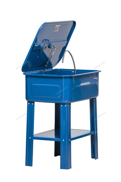 Установка для мойки деталей с электрическим насосом, объем 75 л nordberg nw90