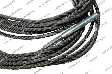 Трос для подъемника NORDBERG N4122HE-6B (4,8 м) (комплект 2 шт.) (L 13010 мм) n4122h-6t#l-rope