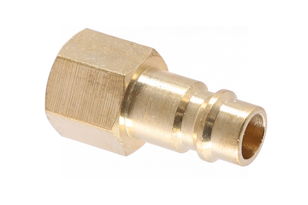 Переходник inch (Дюйм)папаinch (Дюйм) быстросъемный - резьба F1/4inch (Дюйм), латунь npm32b