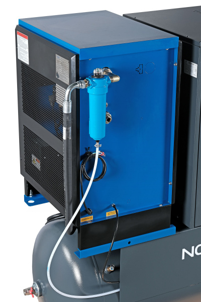 Компрессор винтовой, 11 кВт, 1400 л/мин, 10 бар, ресивер 500 л, осушитель ncs500/1400-10d