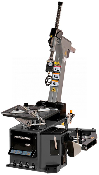 Станок шиномонтажный автомат, двухскоростной, стол с накладками, 380 В, серый 4643(g)