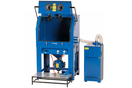 Камера пескоструйная с напорной системой подачи абразива и циклонной фильтрацией ns10p