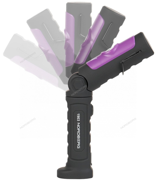 Фонарь светодиодный УФ, аккумуляторный, 3,6 В 1903