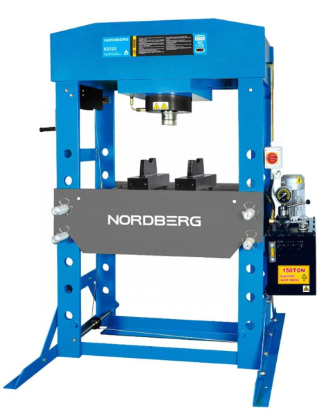 Электрогидравлический пресс, 150 т, с опорными блоками n36150e