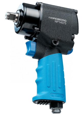 Пневмогайковерт ударный 1/2inch (Дюйм), 680 Нм, укороченный, с тремя головками в кейсе np14075k