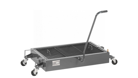 Емкость для сбора масла на колесах, 58 л, серая no2358(g)