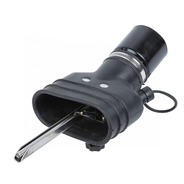 Насадка резиновая овальная с внутренней фиксацией на шланг D=90 мм an090dp