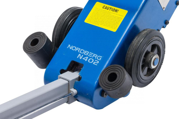 Домкрат пневмогидравлический подкатной двухштоковый, 20/40 т n402