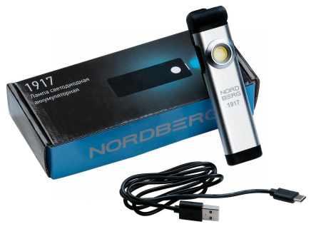 Фонарь светодиодный, аккумуляторный (без зарядного устройства) 1917