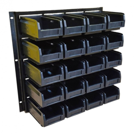 Держатель GAROPT для лотков 20шт (лотки в комплекте), крепление на стену или перфорированную панель gtppd9