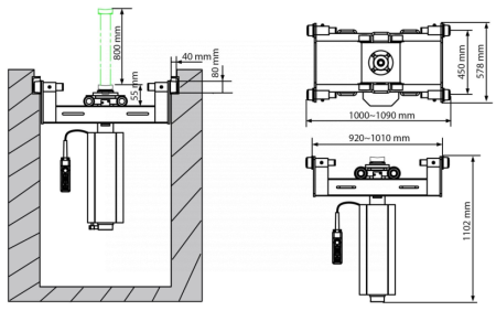 Траверса грузовая с AC (переменный ток), 14 т nordberg
