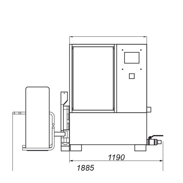 Машина для мойки колес KART, WULKAN 4x4HP 142987
