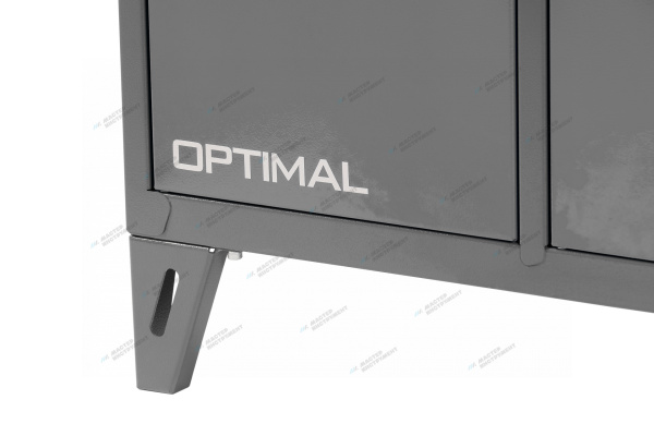 Верстак слесарный трехтумбовый, 2 серые створки nw302 7012/7015