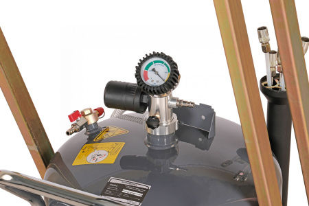 Установка для сбора масла пневматическая, 115 л, серая 2365pg