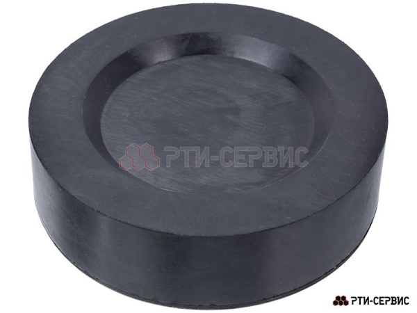 Резиновая накладка для подкатного домкрата ø100 h30 (эконом) 0002