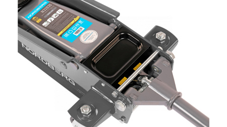 Домкрат подкатной 3 т с резиновой насадкой, быстрый подъем n32030g