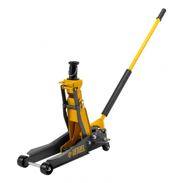 Домкрат гидравлический подкатной, 2/3 т, 98-770 мм, быстрый подъем, низ. подхват, проф, SUV// Denzel 51270
