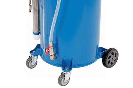 Установка для сбора масла пневматическая, 65 л, синяя 2379b