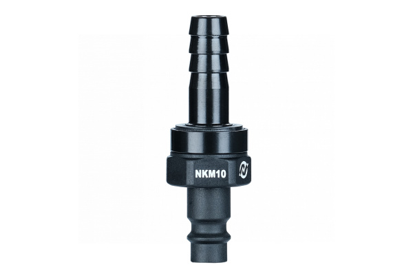 Переходник композитный inch (Дюйм)папаinch (Дюйм) быстросъемный - елочка Ø 10 мм nkm10