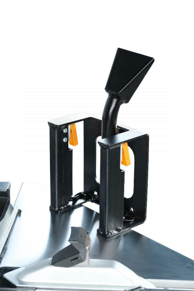 Станок шиномонтажный полуавтомат, двухскоростной, взрывная накачка, 380 В, синий 4639