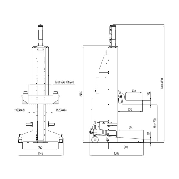 Комплект мобильных колонн (4 шт х 8,5 т), беспроводная связь, eqtree®, CL 1085 202155