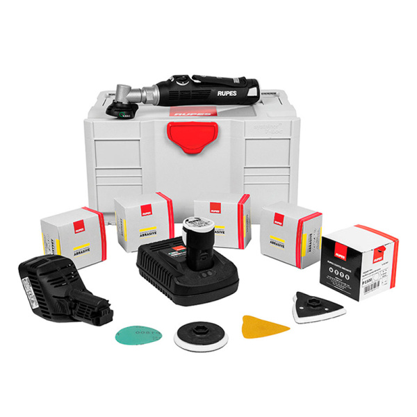 Шлифовальная машинка Q-MAG IBRID NANO в наборе, RUPES, HQM83/BLX 190281