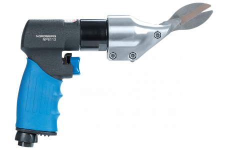 Пневмоножницы 2200 ход/мин, сталь до 1,5 мм, пистолетная рукоять np6113