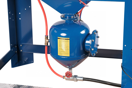 Камера пескоструйная с напорной системой подачи абразива ns9p