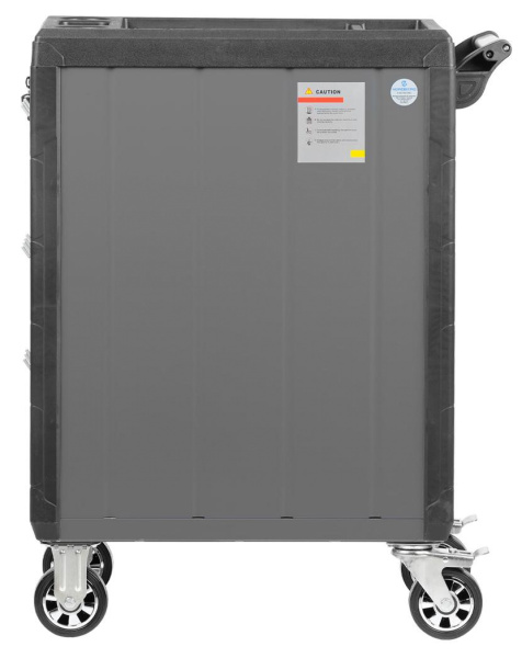 Тележка инструментальная, 7 выдвижных ящиков, с системой защиты от опрокидывания, серая t7p(g)