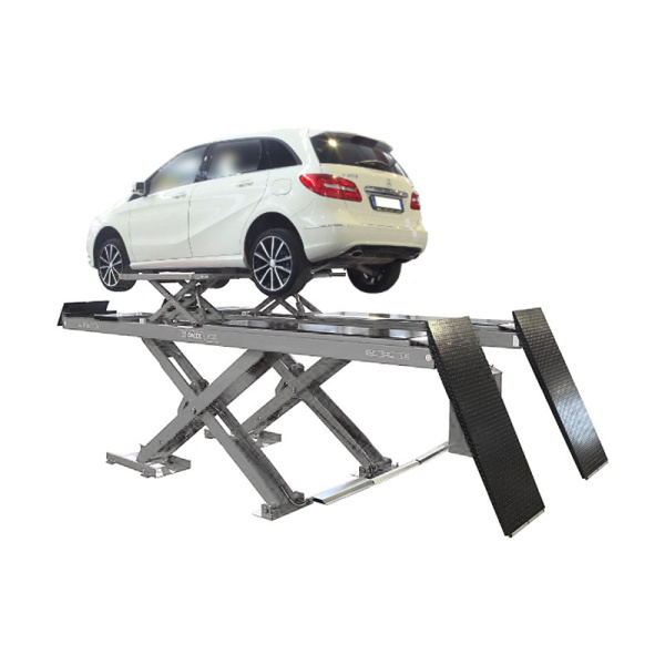 Подъёмник ножничный 4,5 т, гладкие трапы, люфт-детектор, OMER, FOX 45 VX FM CA DT+SP4B 166974