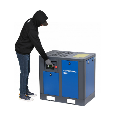 Компрессор винтовой, 7,5 кВт, 10 бар, 850 л/мин, без ресивера ncn10