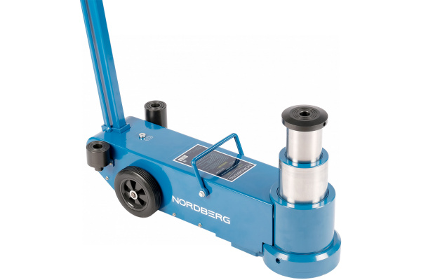 Домкрат пневмогидравлический подкатной двухштоковый, 40/80 т n33802