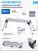 Платформа рабочая алюминиевая 110x30 см tl11