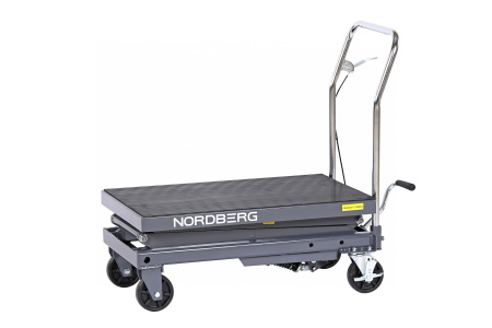 Стол подъемный гидравлический, 300 кг, двойные ножницы, серый n3t301g