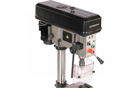 Станок сверлильный профессиональный с тисками, 1100 Вт, 25 мм, 5 скоростей, нарезание резьбы nd2554p