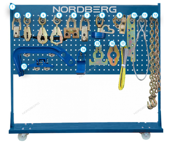 Рамный стапель с двумя башнями bas6