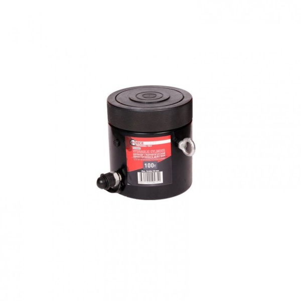 Цилиндр гидравлический с резьбовым штоком и гайкой для механической фиксации 100т (ход штока-100мм,Ø штока-135мм,общий Ø-168мм, L-236мм, 700bar) fk-yg100100ls