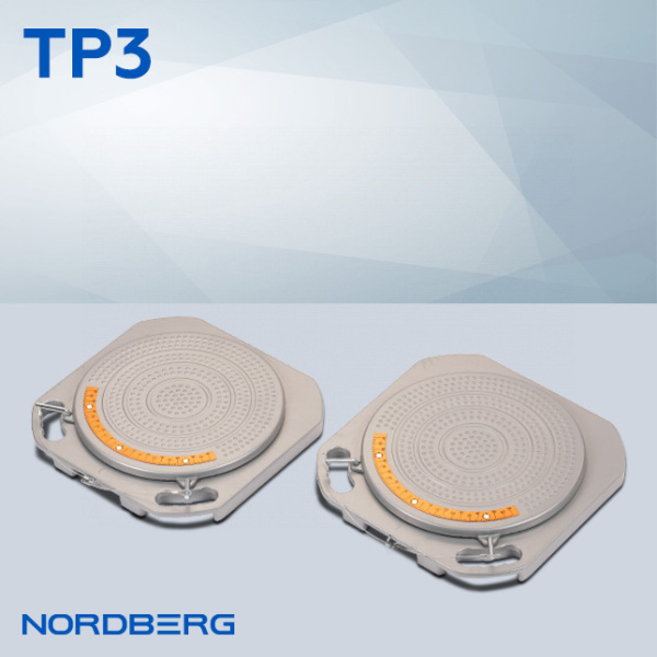 Круги поворотные для сход-развала 400х400х50 мм, 2 шт. tp3