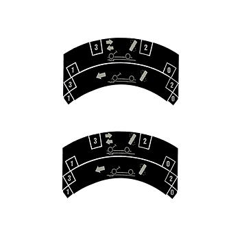 Наклейка (положение мишени), HUNTER, 128-1265-2 191626